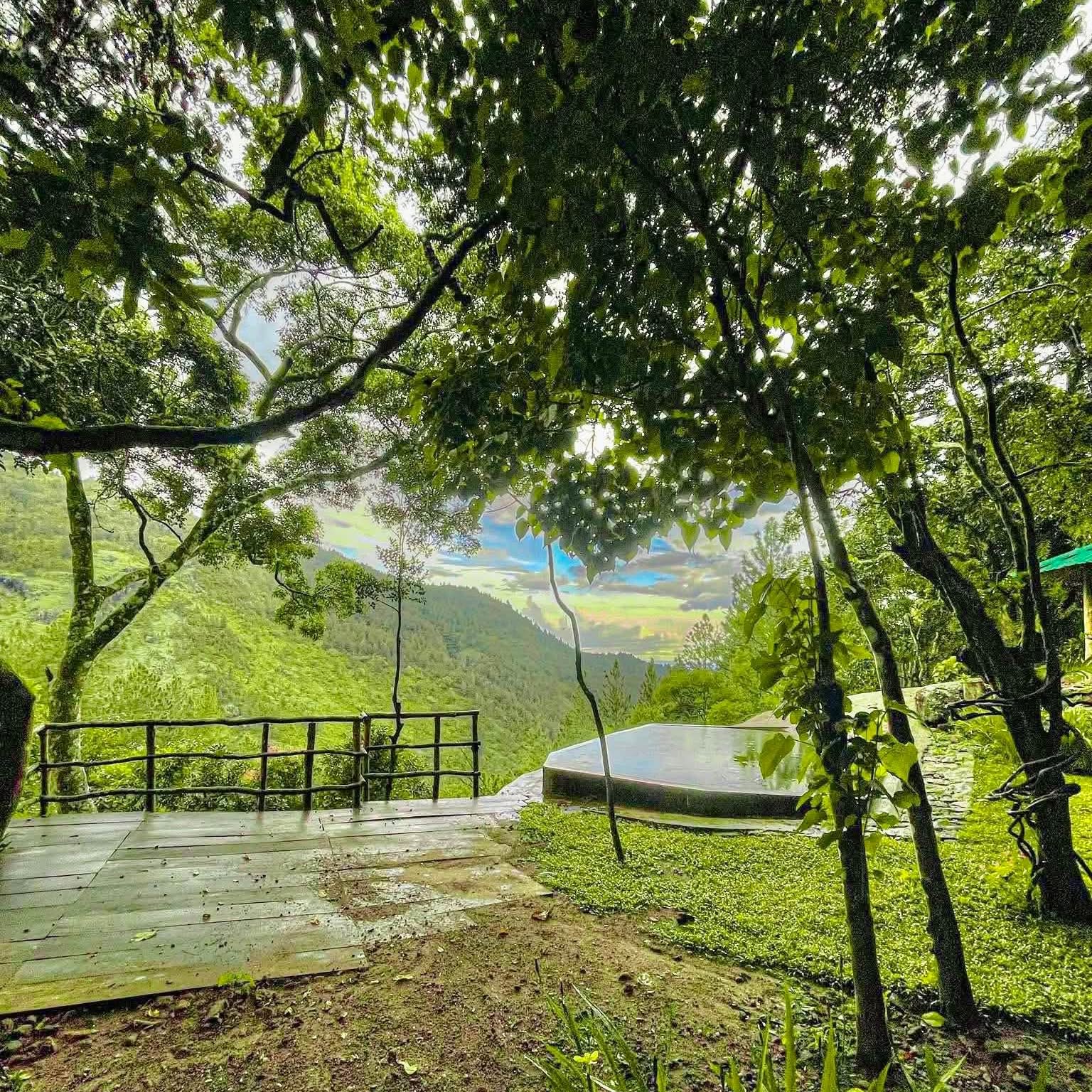 Cliff-Edge Natural Spring Plunge Pool